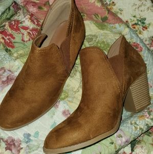 Brown booties
